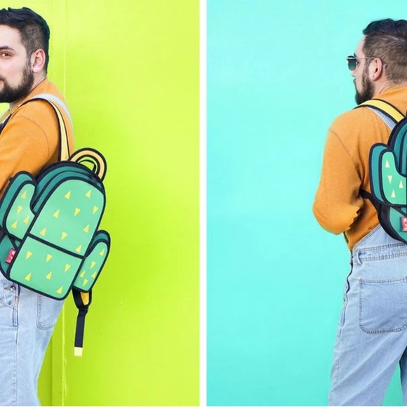 Jump from Paper Cactus Backpack - Picture 4 of 5